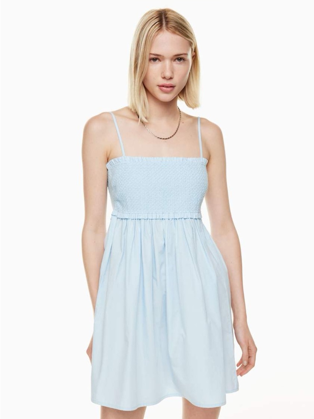 Aritzia Sunday Best Hadley Poplin Sleeveless mini Dress Black 100% cotton Size S